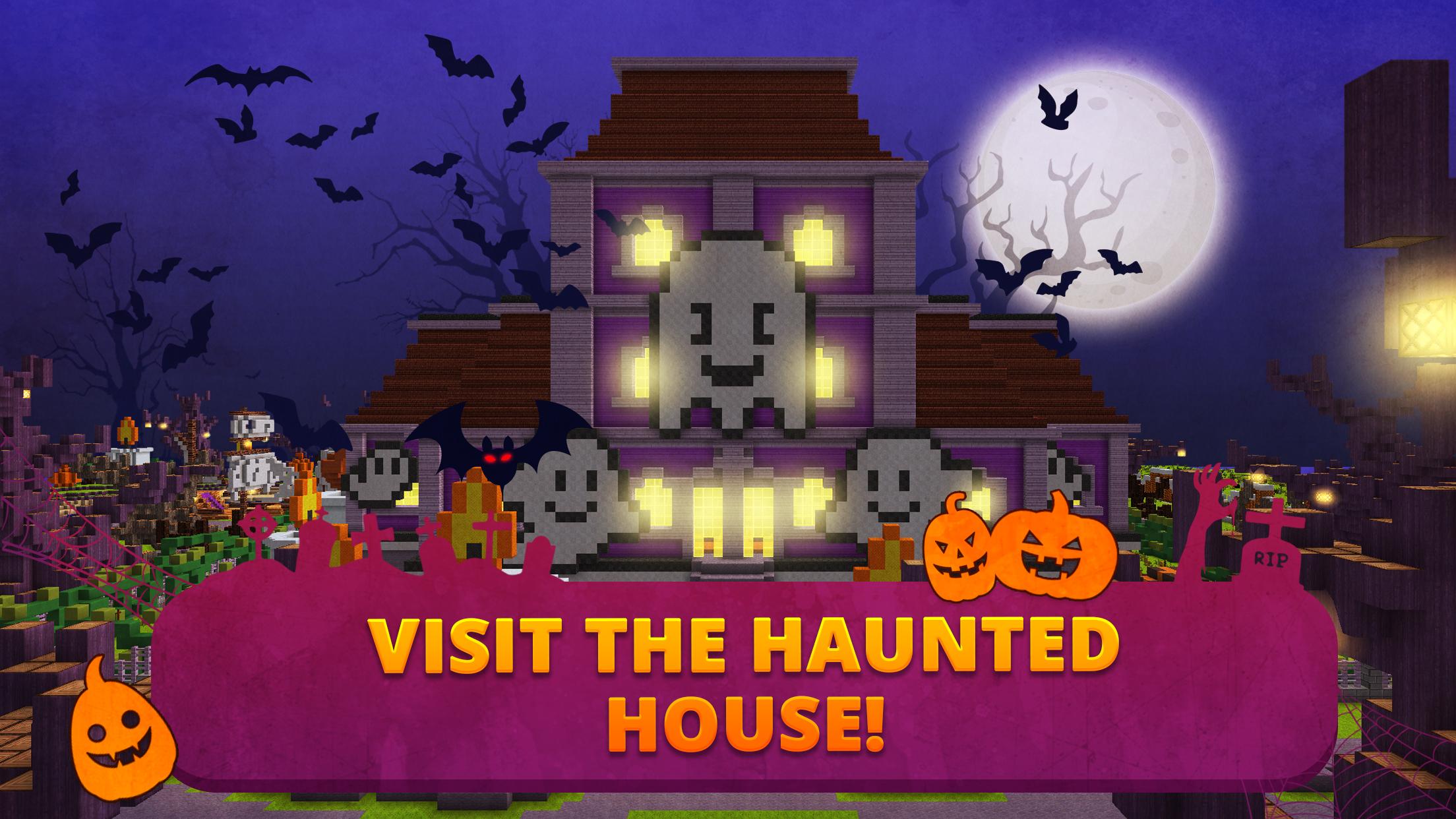 اسکرین شات 3 بازی Scary Theme Park Craft: Spooky Horror Zombie Games