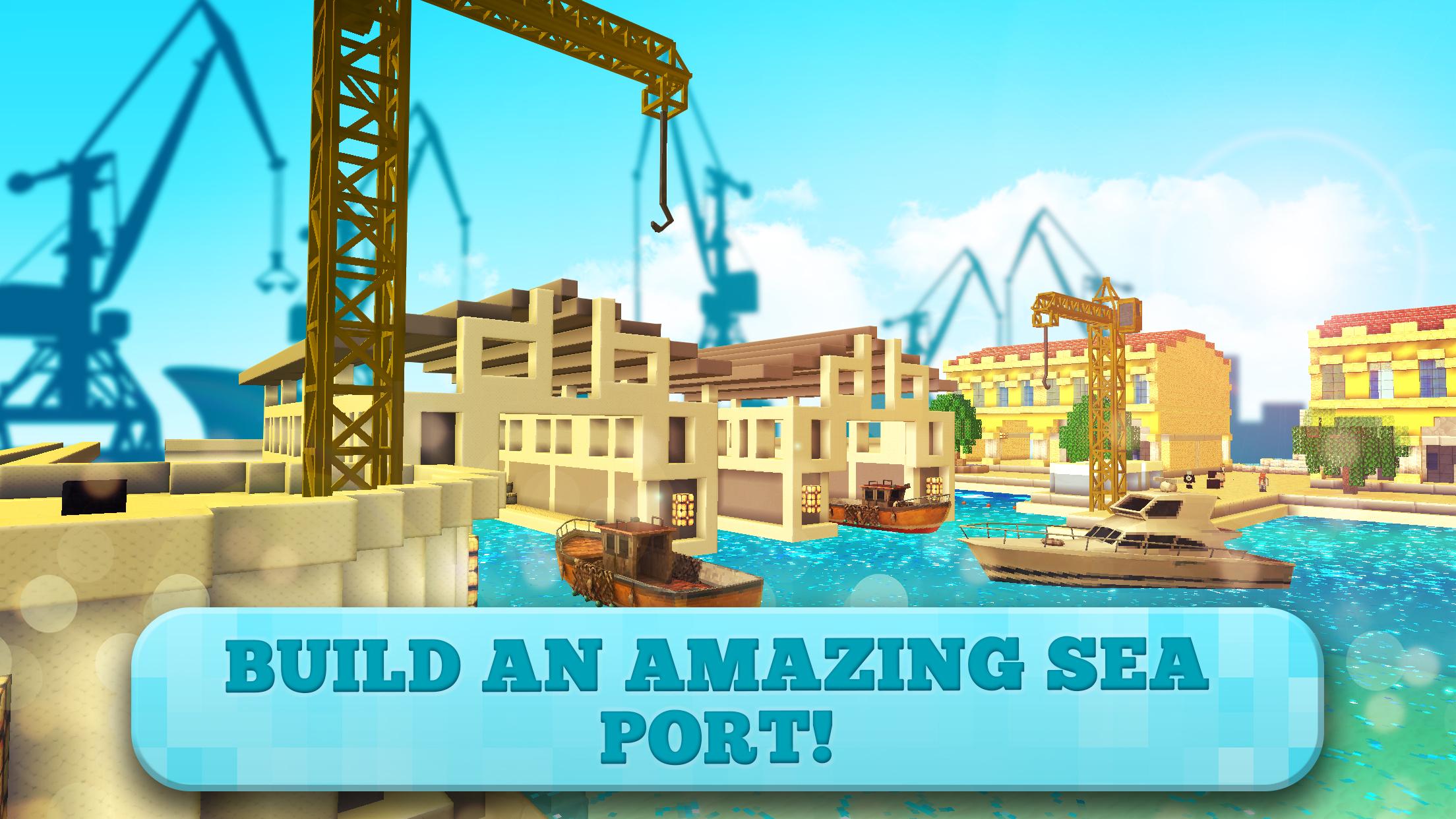 اسکرین شات 1 بازی Port Craft: Paradise Ship Boys Craft Games