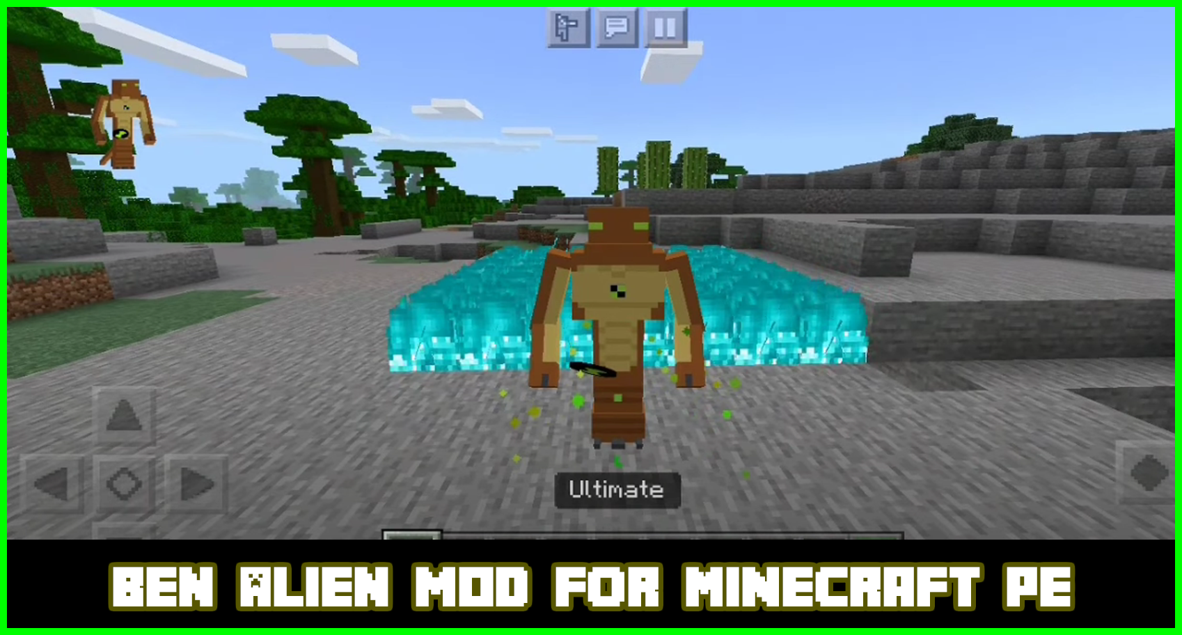 اسکرین شات 3 برنامه Cool Ben Alien Mod for MCPE