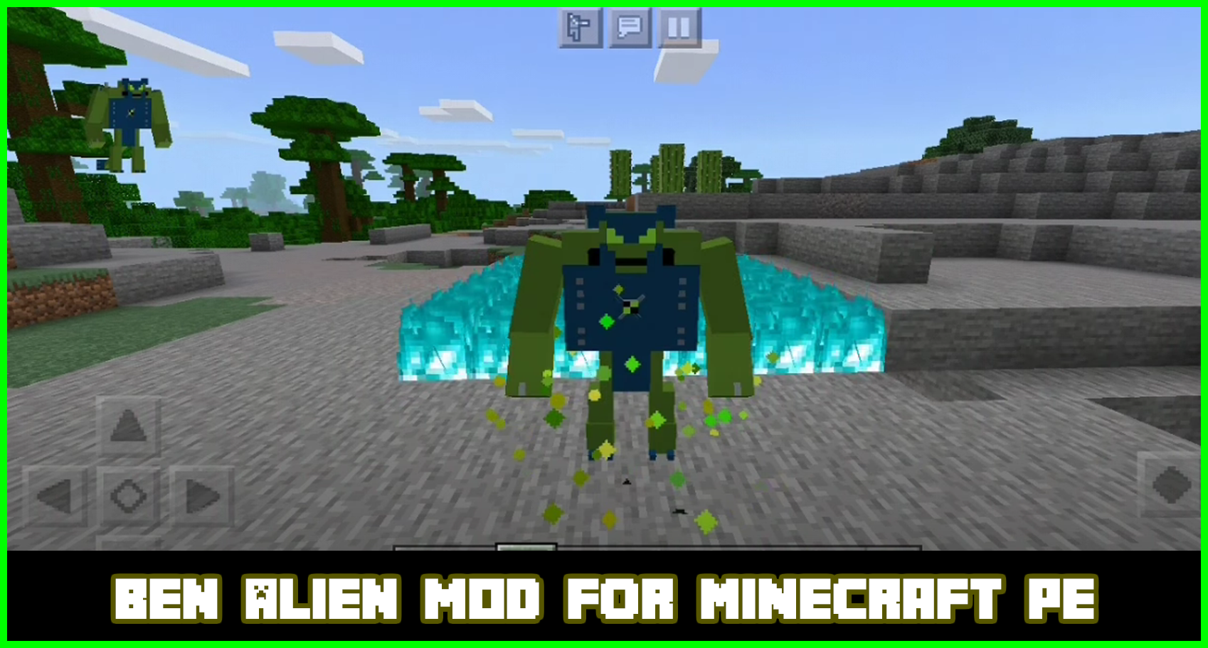 اسکرین شات 5 برنامه Cool Ben Alien Mod for MCPE