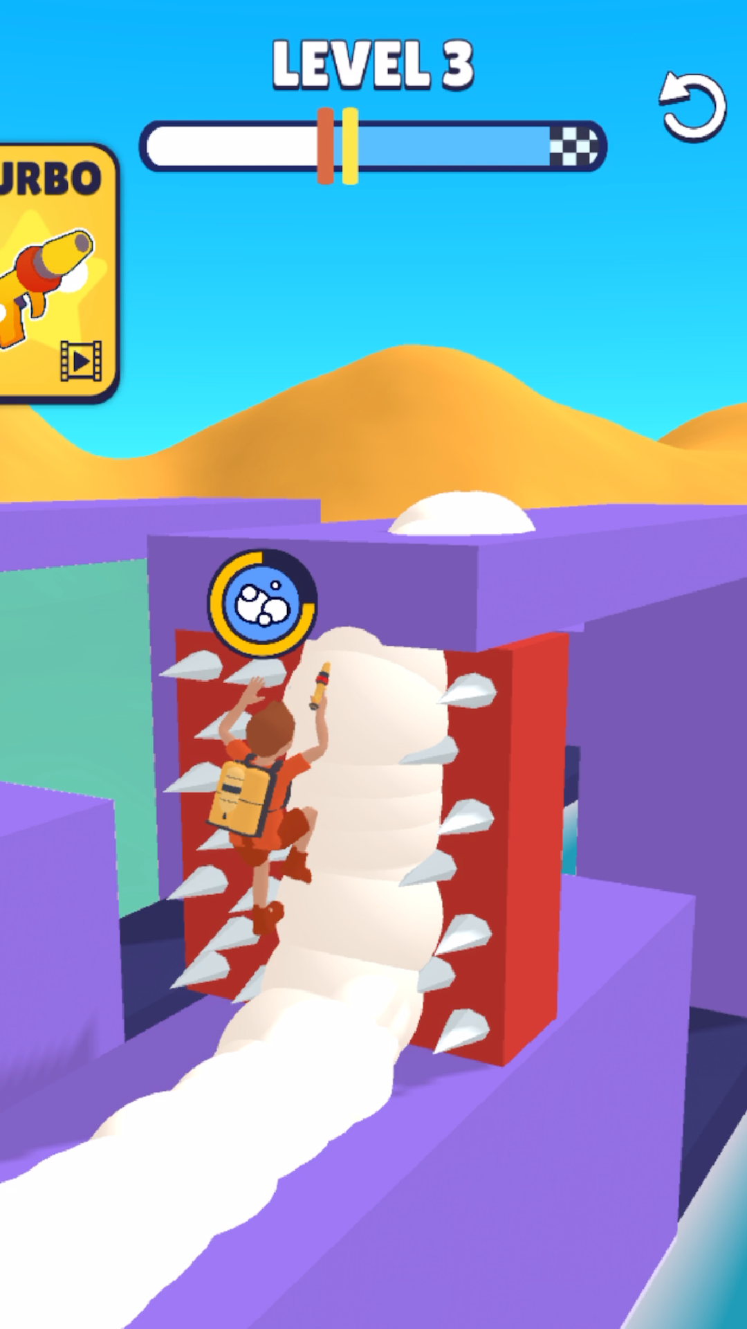اسکرین شات 3 بازی Foam Climber