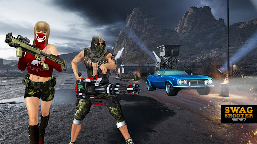 اسکرین شات 3 بازی Swag Shooter - Online & Offline Battle Royale Game