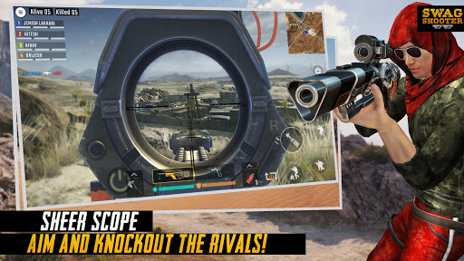 اسکرین شات 2 بازی Swag Shooter - Online & Offline Battle Royale Game