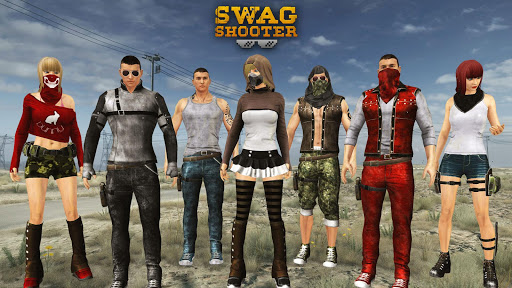 اسکرین شات 1 بازی Swag Shooter - Online & Offline Battle Royale Game