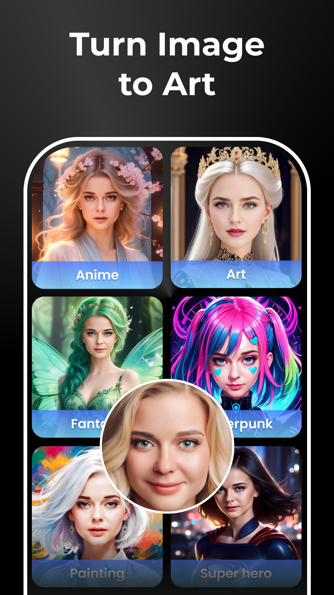 اسکرین شات 3 برنامه Swapic - AI Face Swapper