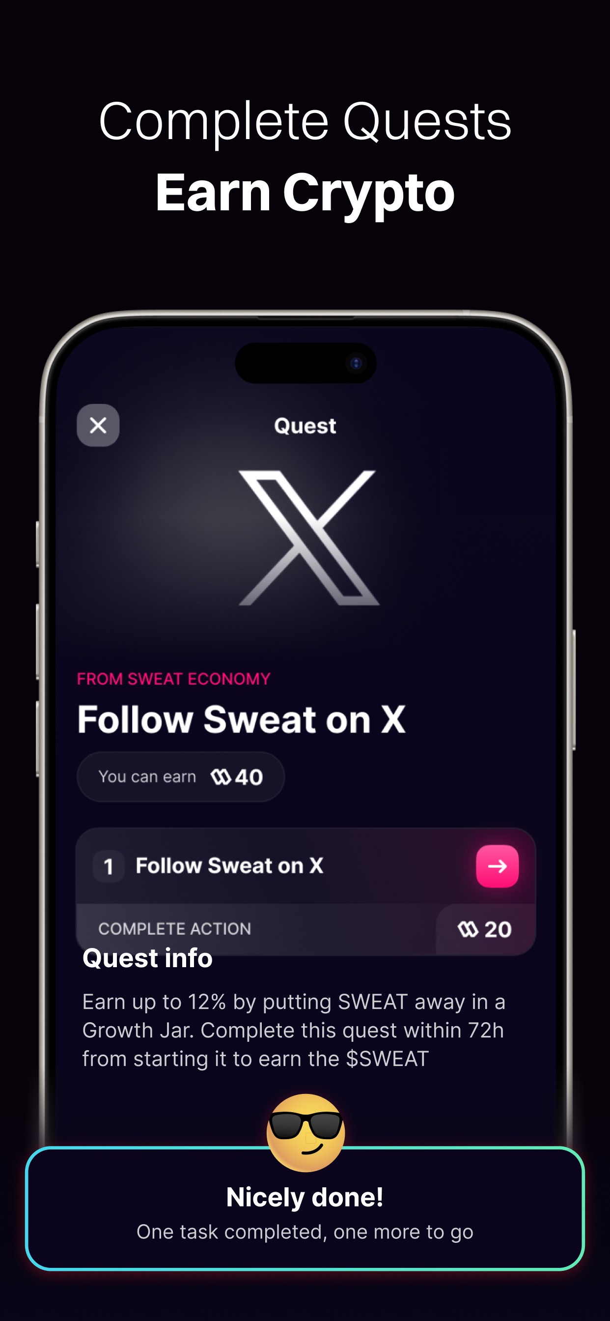 اسکرین شات 6 برنامه Sweat Wallet: Walk Into Crypto