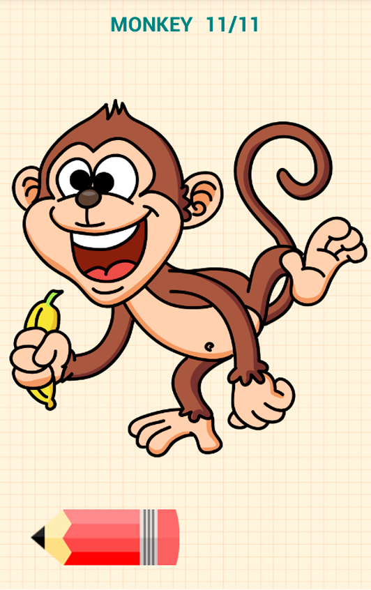 اسکرین شات 8 برنامه How to Draw Animals