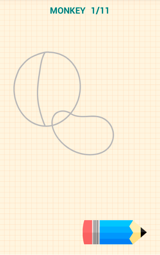 اسکرین شات 3 برنامه How to Draw Animals