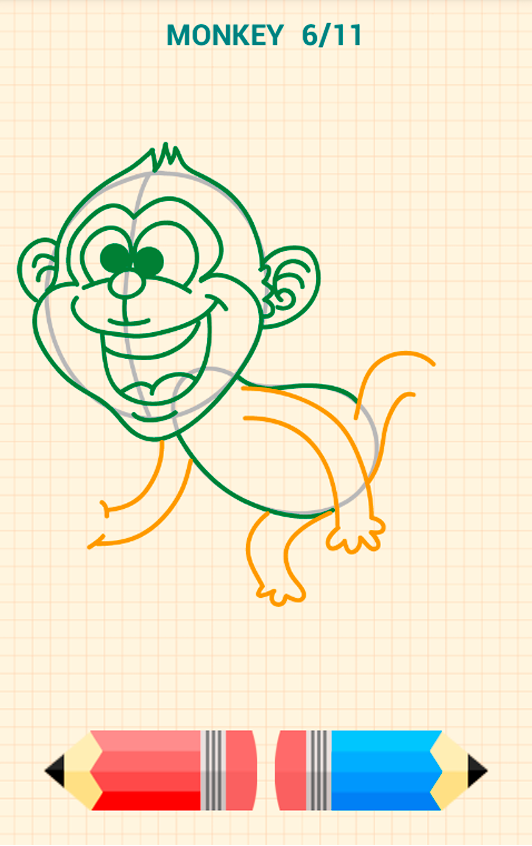 اسکرین شات 5 برنامه How to Draw Animals