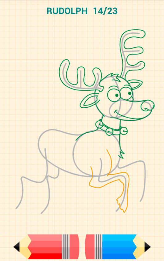 اسکرین شات 4 برنامه How to Draw Christmas