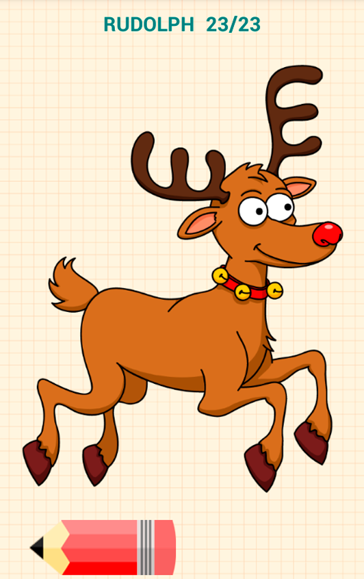 اسکرین شات 6 برنامه How to Draw Christmas
