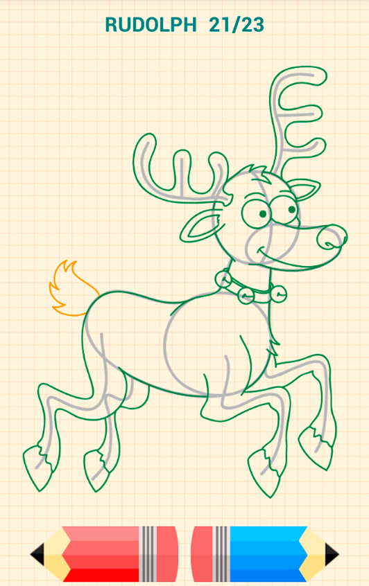 اسکرین شات 5 برنامه How to Draw Christmas