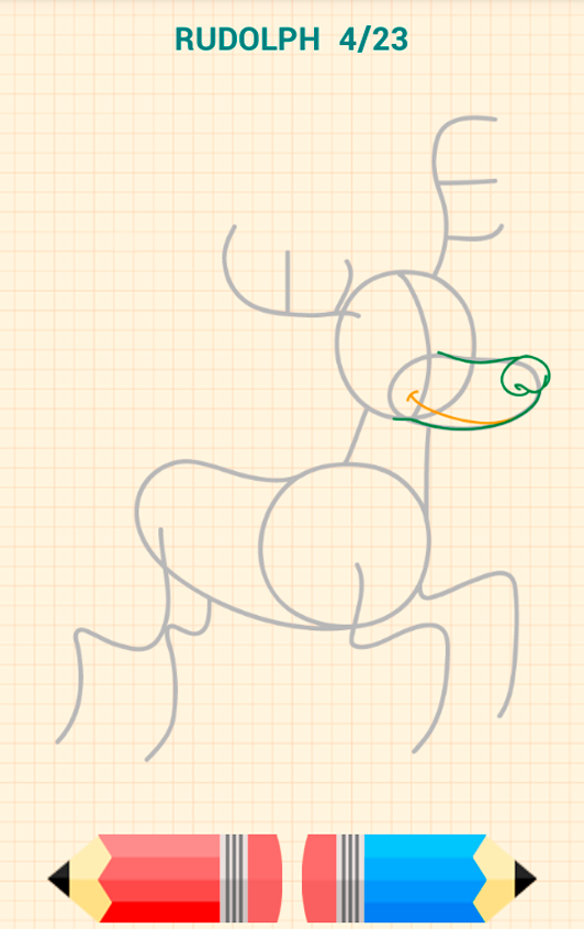 اسکرین شات 3 برنامه How to Draw Christmas