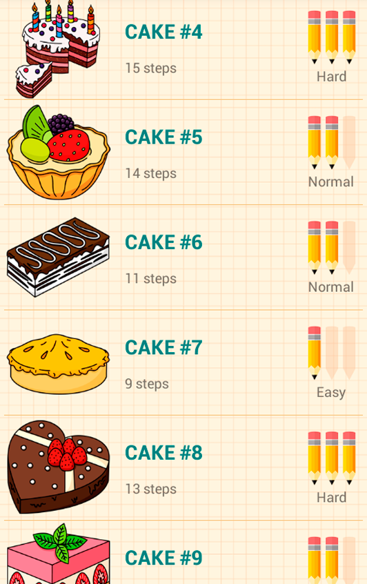 اسکرین شات 2 برنامه How to Draw Desserts