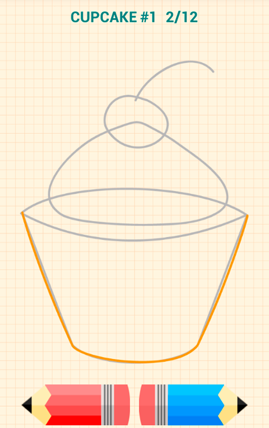 اسکرین شات 3 برنامه How to Draw Desserts