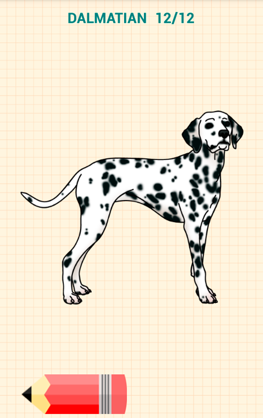 اسکرین شات 6 برنامه How to Draw Dogs