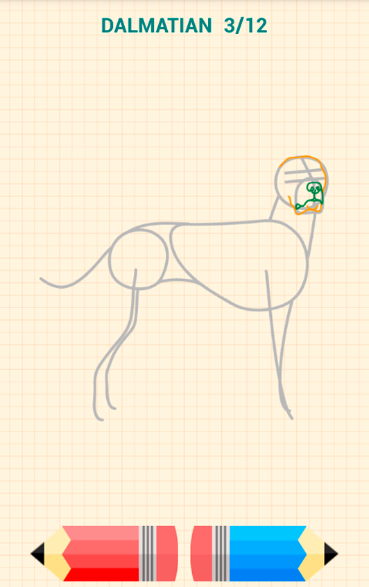 اسکرین شات 3 برنامه How to Draw Dogs