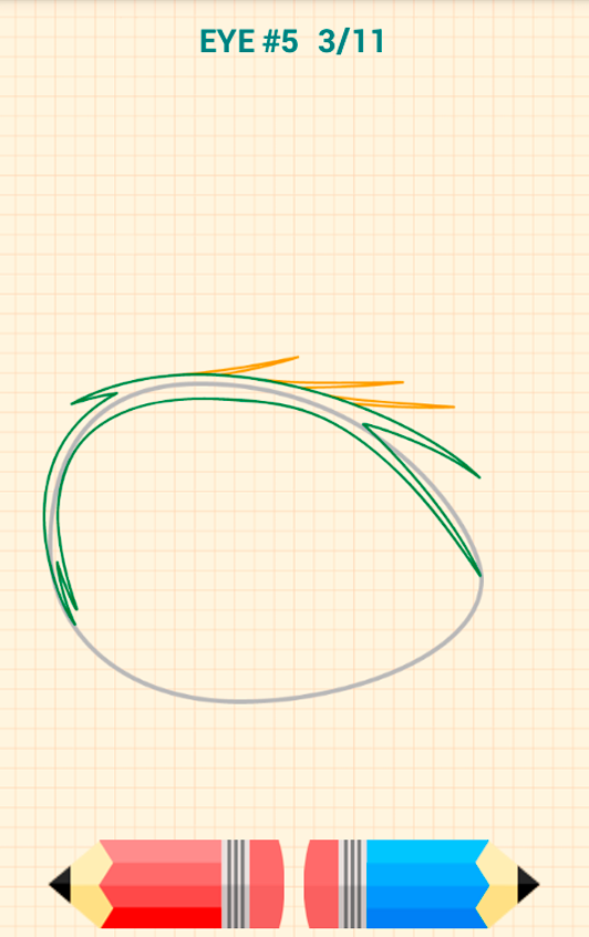 اسکرین شات 3 برنامه How to Draw Anime Eyes