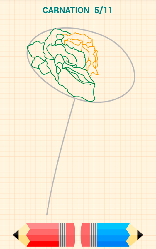 اسکرین شات 4 برنامه How to Draw Flowers