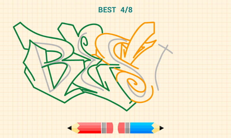 اسکرین شات 4 برنامه How to Draw Graffitis