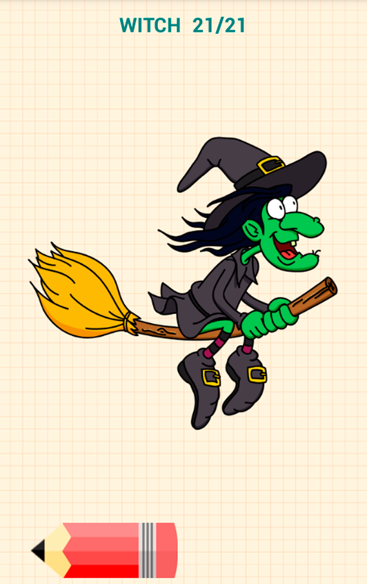 اسکرین شات 6 برنامه How to Draw Halloween