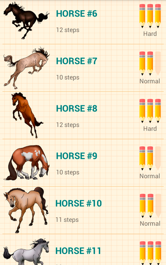 اسکرین شات 2 برنامه How to Draw Horses