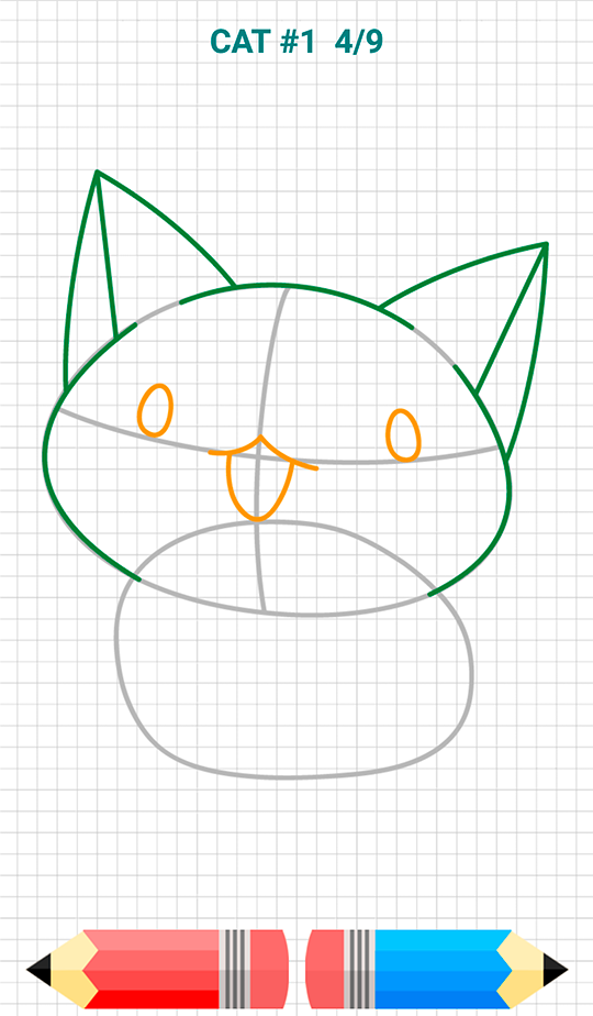 اسکرین شات 4 برنامه How to Draw Kawaii Drawings