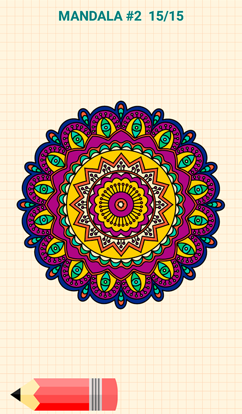 اسکرین شات 6 برنامه How to Draw Mandalas