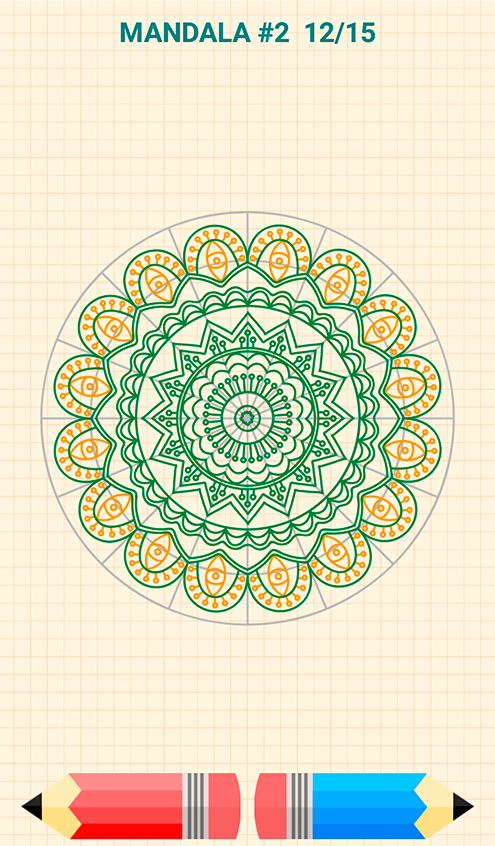 اسکرین شات 5 برنامه How to Draw Mandalas