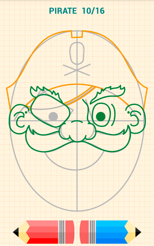 اسکرین شات 4 برنامه How to Draw Party Masks