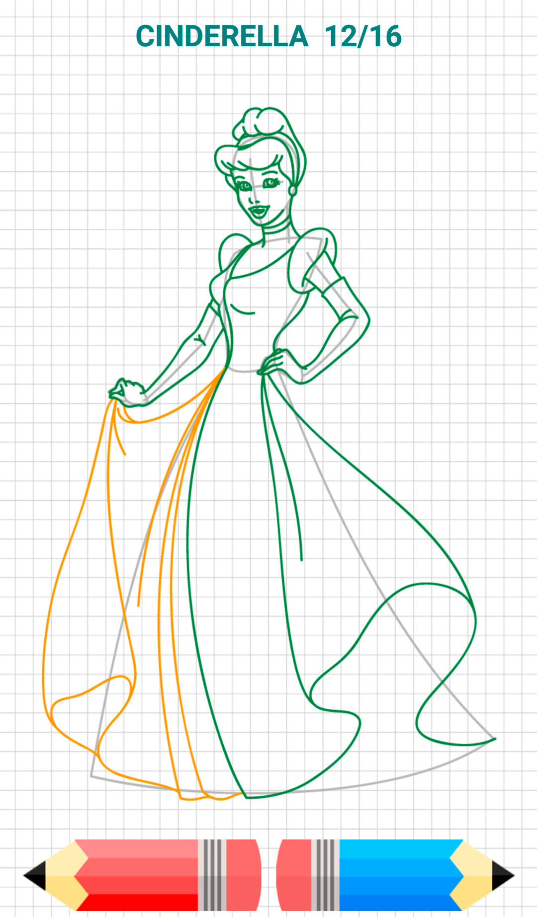 اسکرین شات 5 برنامه How to Draw Princess