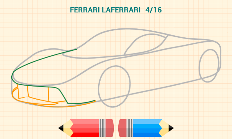 اسکرین شات 3 برنامه How to Draw Cars