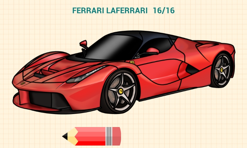 اسکرین شات 6 برنامه How to Draw Cars
