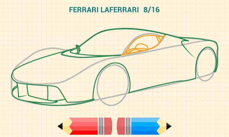 اسکرین شات 4 برنامه How to Draw Cars