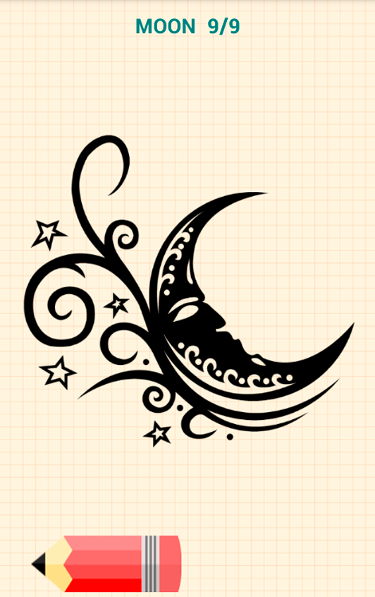 اسکرین شات 6 برنامه How to Draw Tattoos