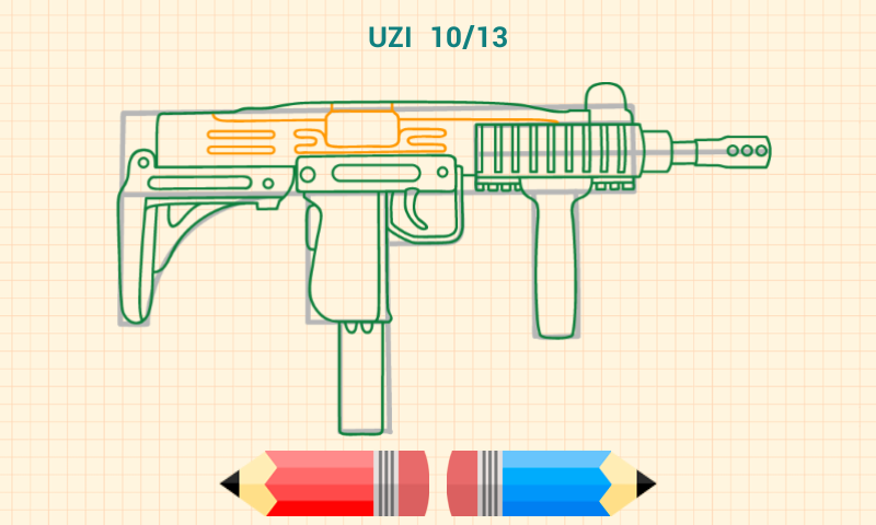 اسکرین شات 5 برنامه How to Draw Weapons