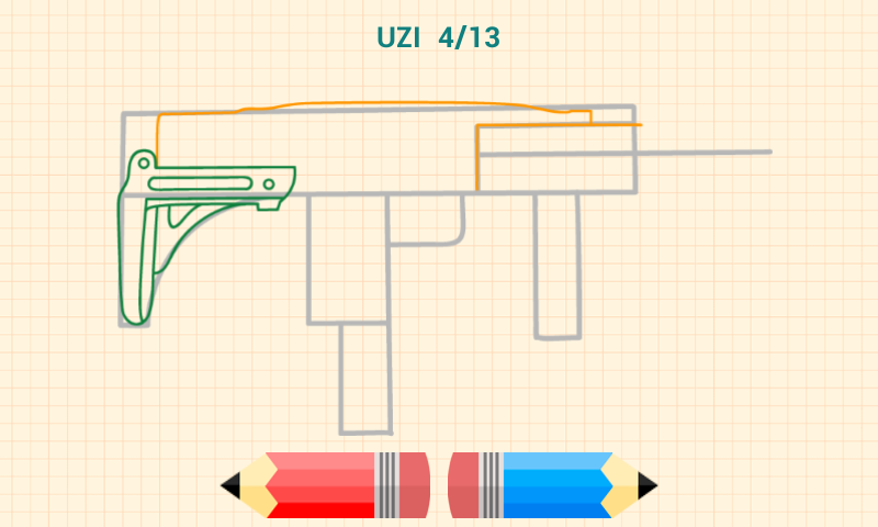 اسکرین شات 3 برنامه How to Draw Weapons