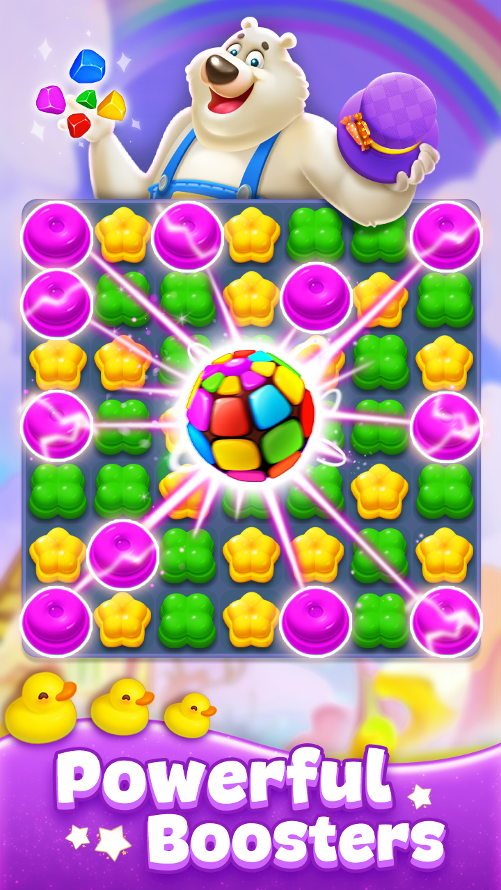 اسکرین شات 1 بازی Sweet Candy Match: Puzzle Game