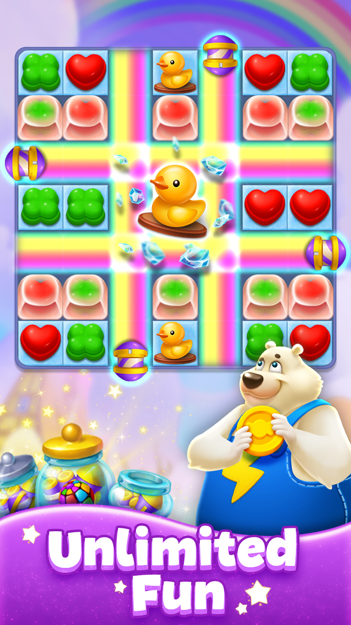 اسکرین شات 6 بازی Sweet Candy Match: Puzzle Game