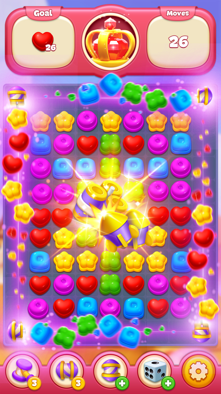اسکرین شات 2 بازی Sweet Candy Match: Puzzle Game