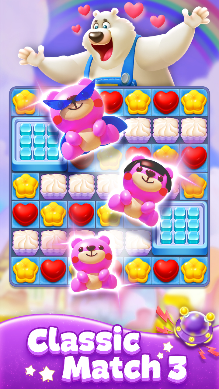 اسکرین شات 3 بازی Sweet Candy Match: Puzzle Game