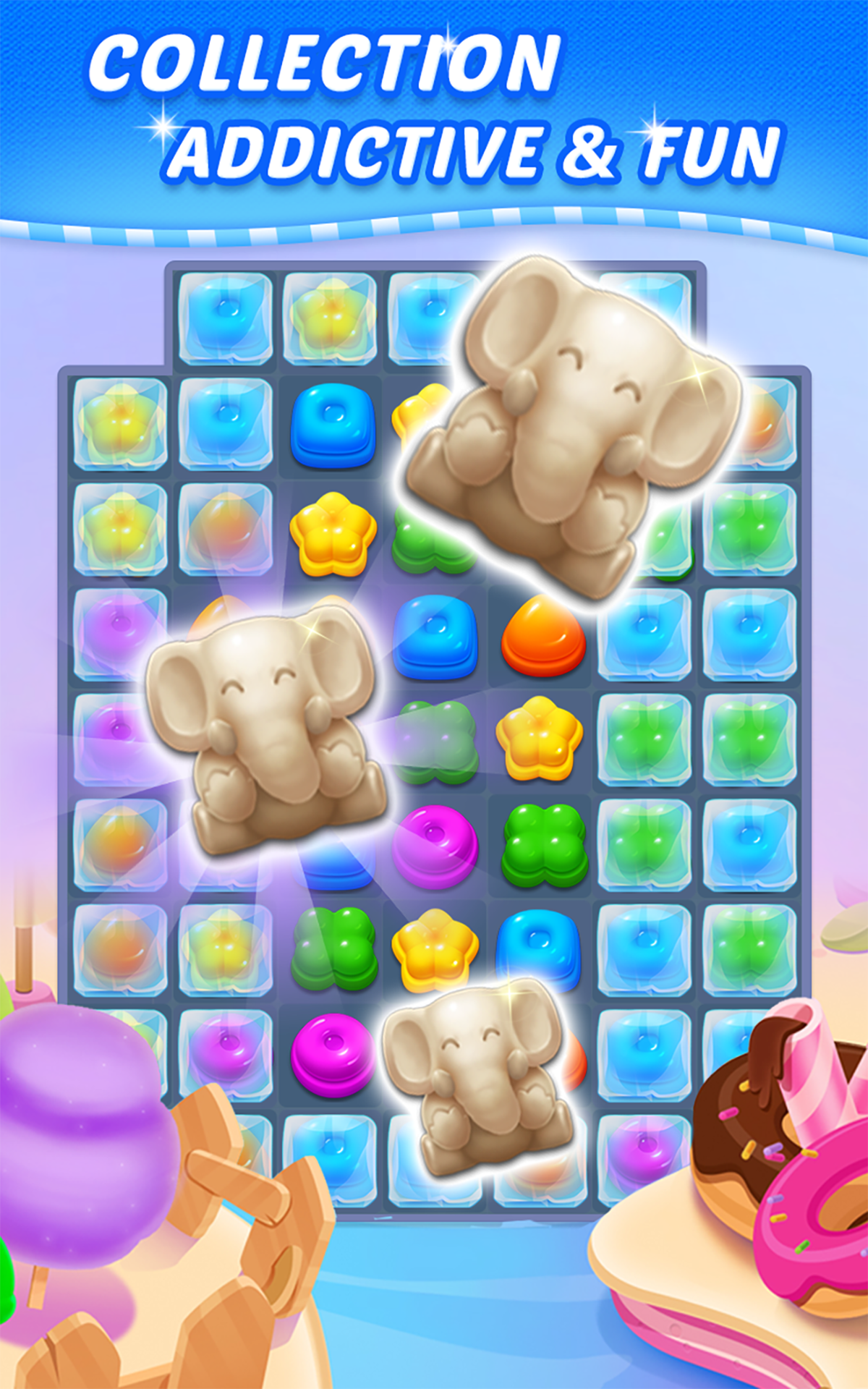 اسکرین شات 4 بازی Sweet Candy Puzzle: Match Game