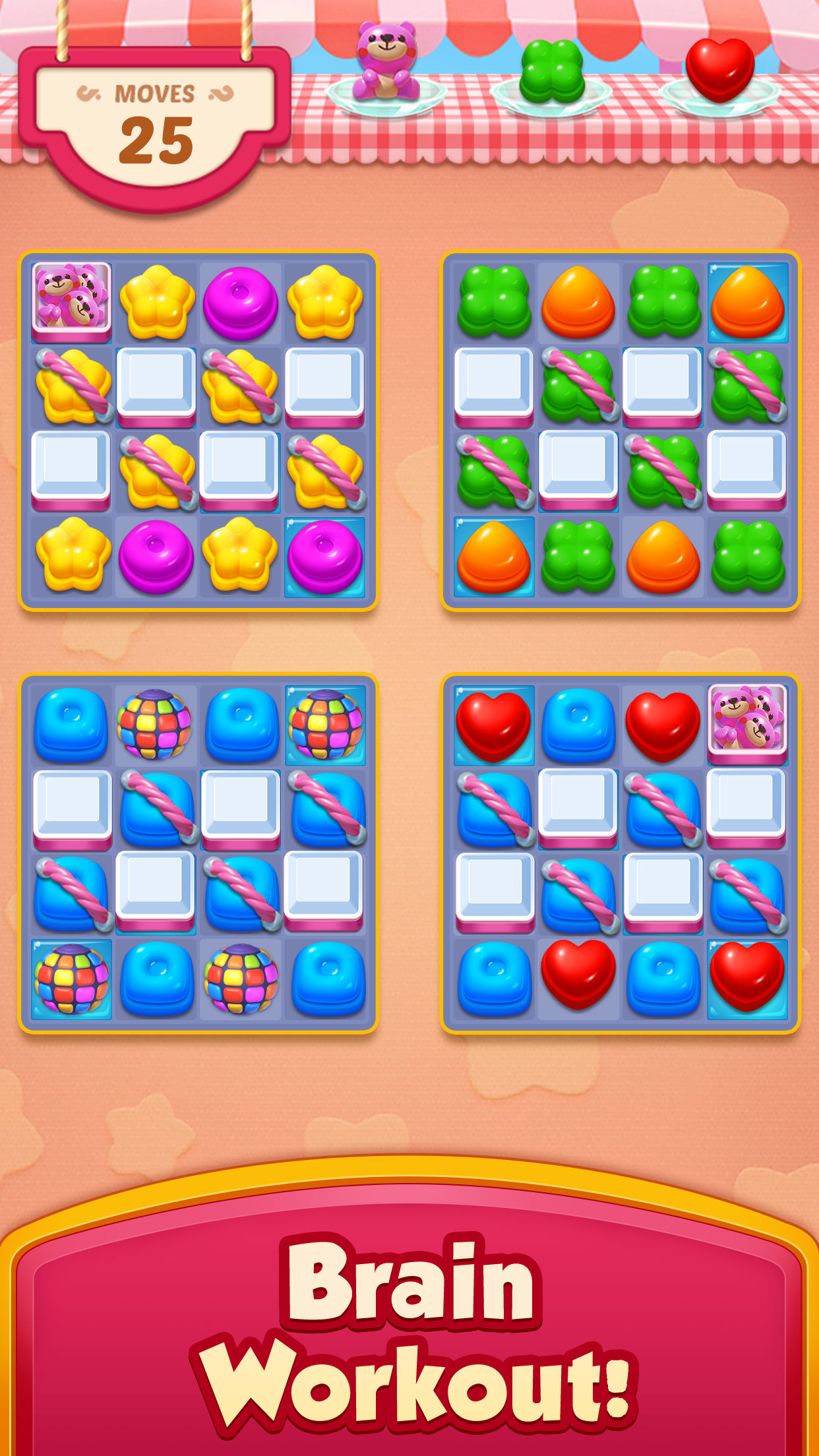 اسکرین شات 3 بازی Sweet Candy Puzzle: Match Game