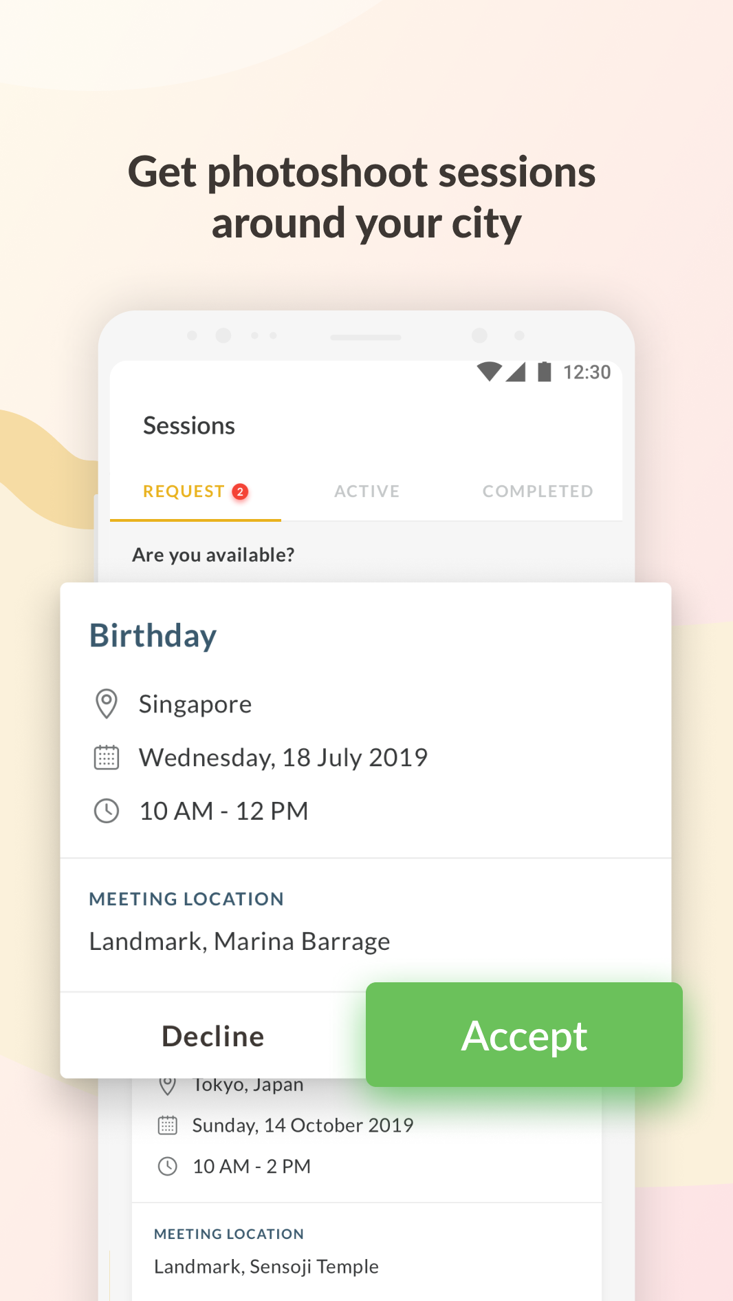 اسکرین شات 2 برنامه SweetEscape Photographer