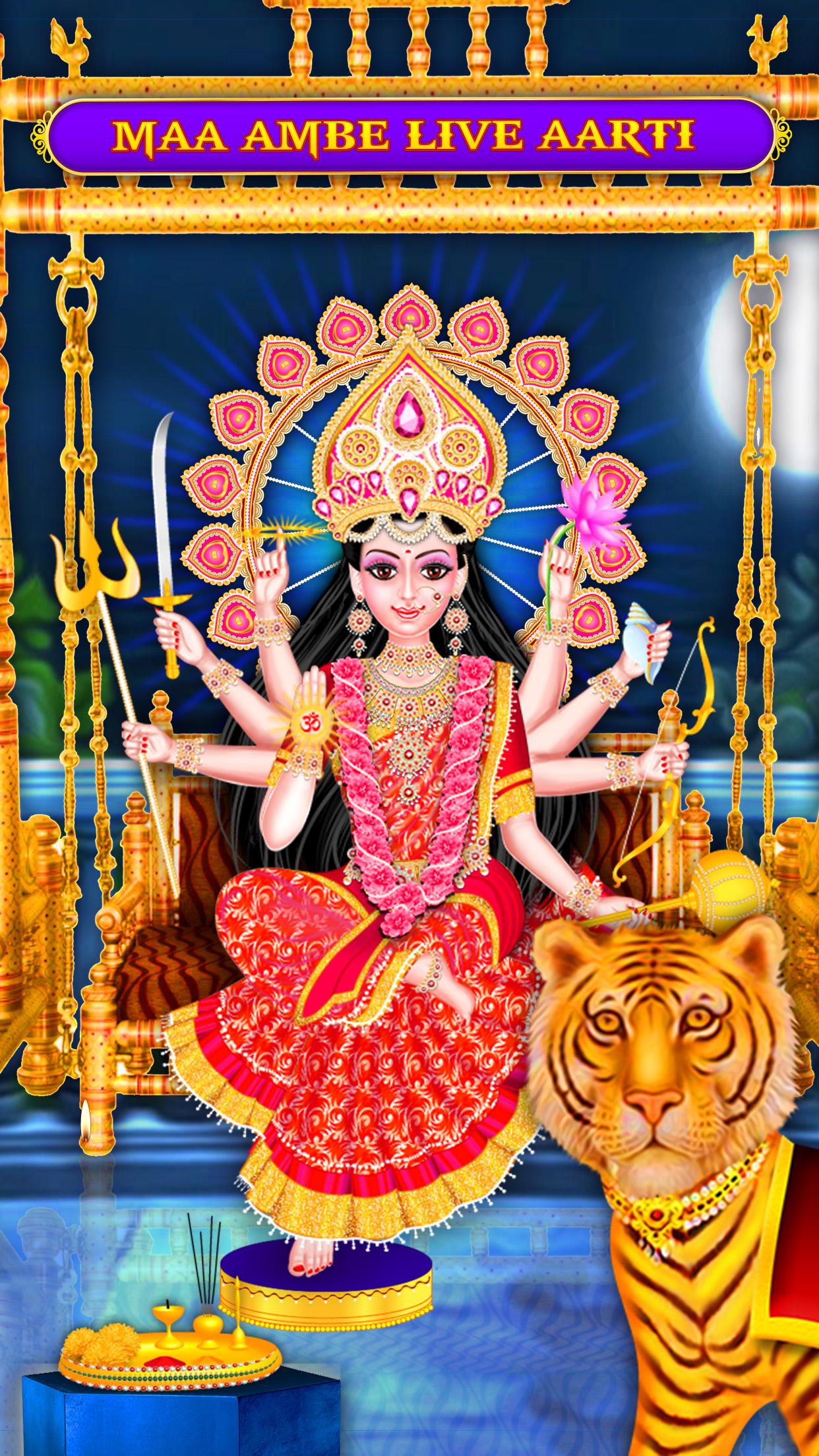 اسکرین شات 2 بازی Maa Ambe Live Aarti Darshan :
