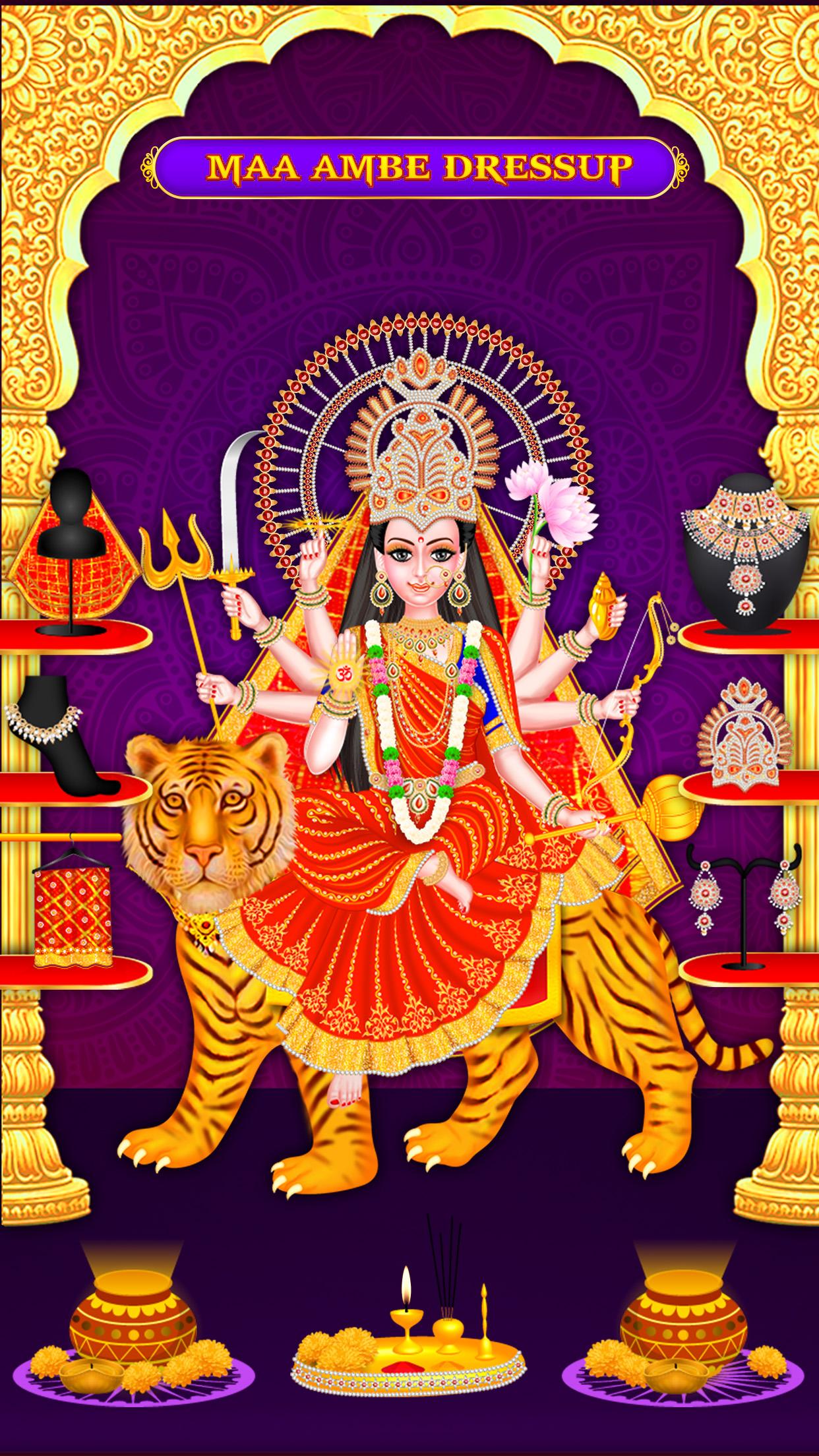 اسکرین شات 4 بازی Maa Ambe Live Aarti Darshan :