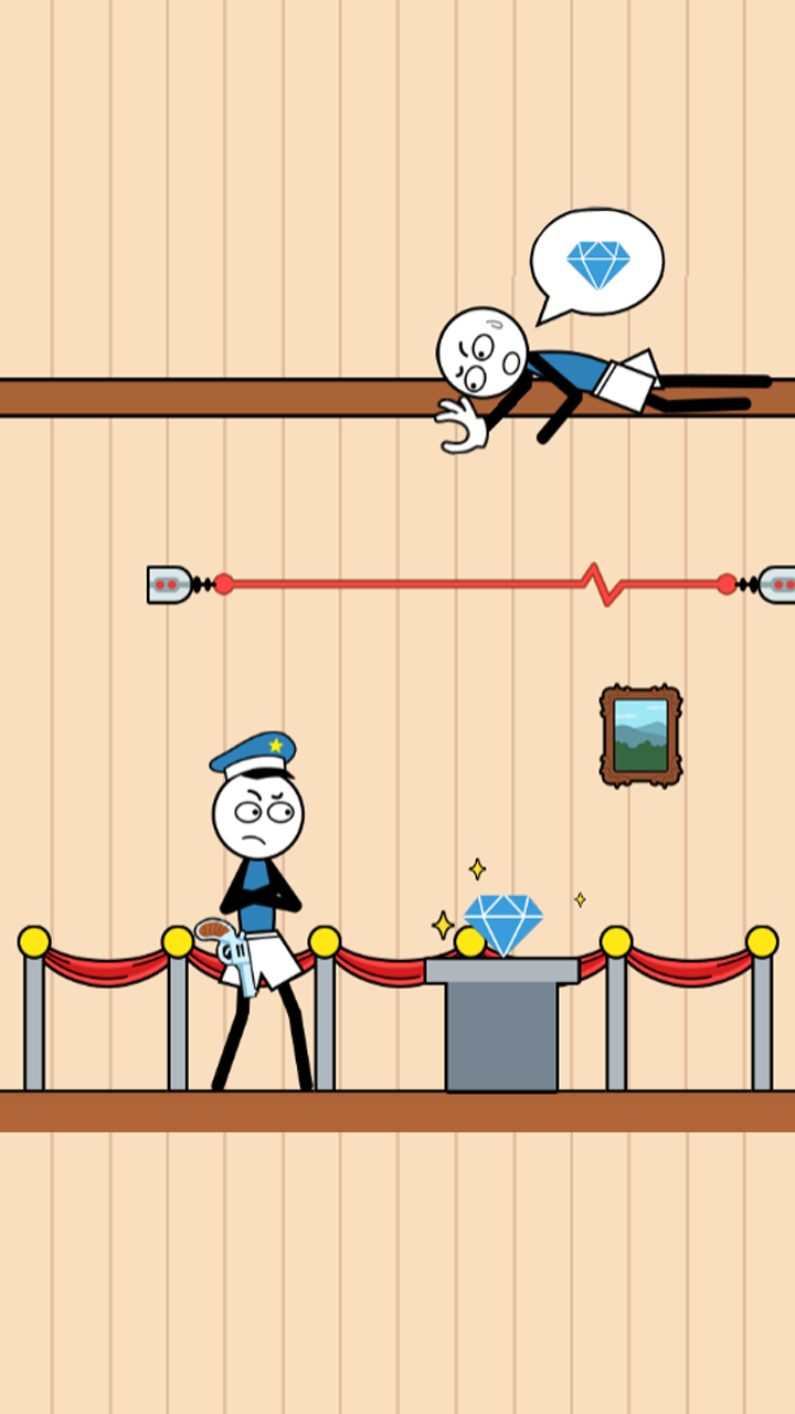 اسکرین شات 6 بازی Thief Puzzle:Stick Hero Rescue