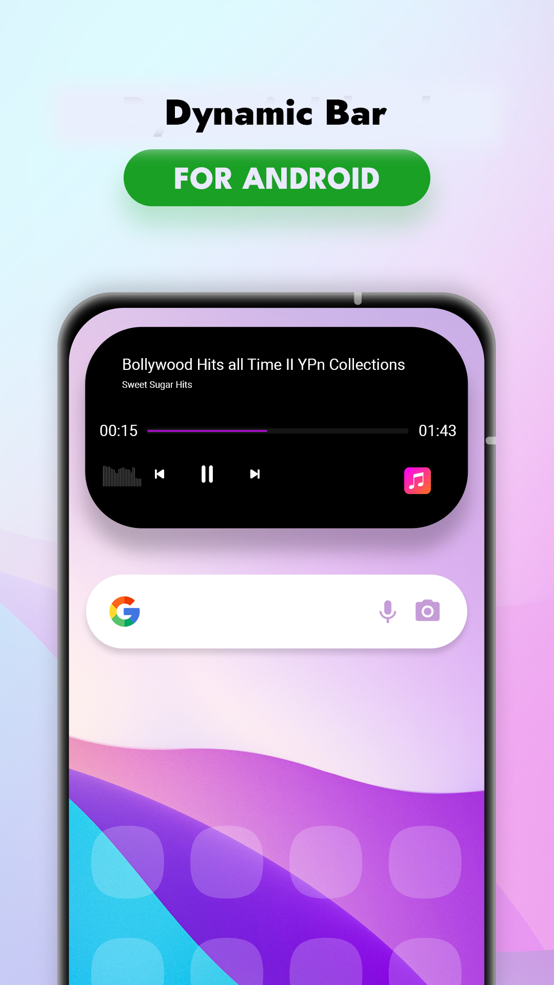 اسکرین شات 8 برنامه dynamicBar - Notification Bar