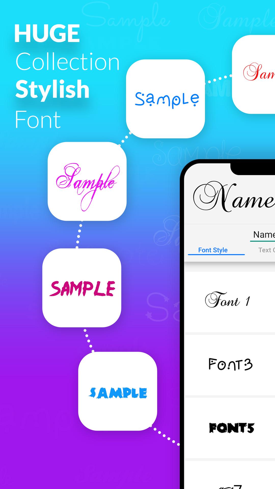 اسکرین شات 3 برنامه Name Art - Focus Filter
