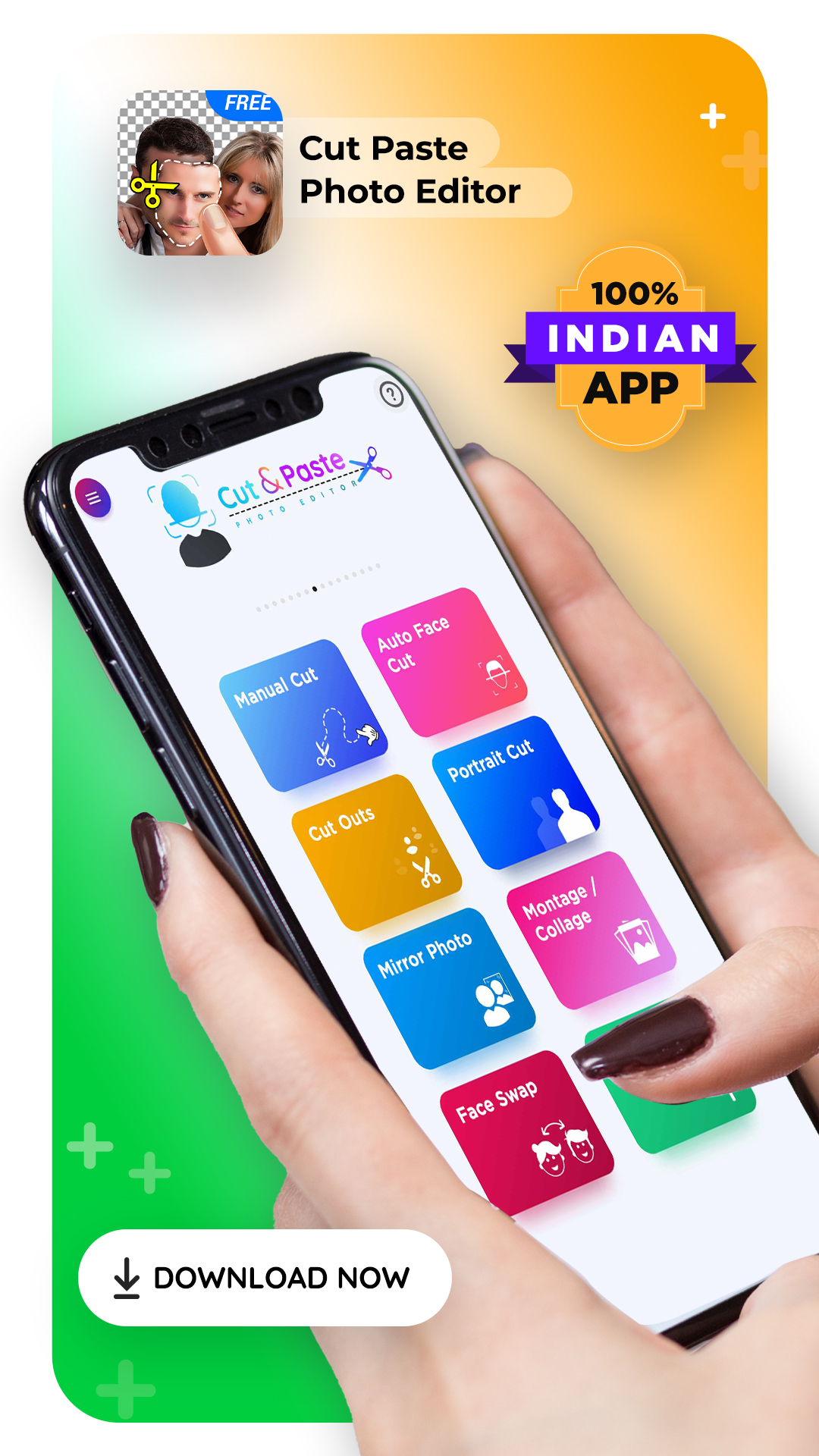 اسکرین شات 8 برنامه Cut Paste Photo Editor